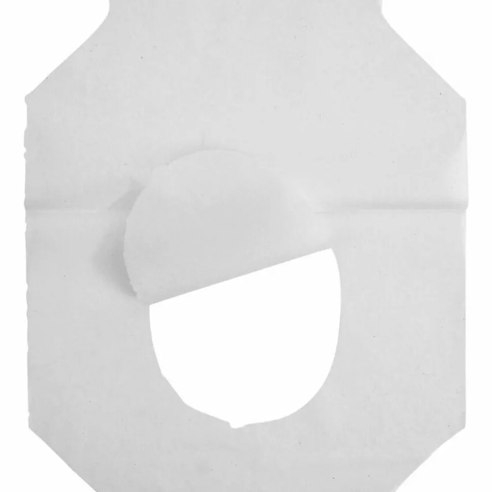 Genuine Joe Half-fold Toilet Seat Covers, White, 250 Per Pack, Carton Of 20 Packs