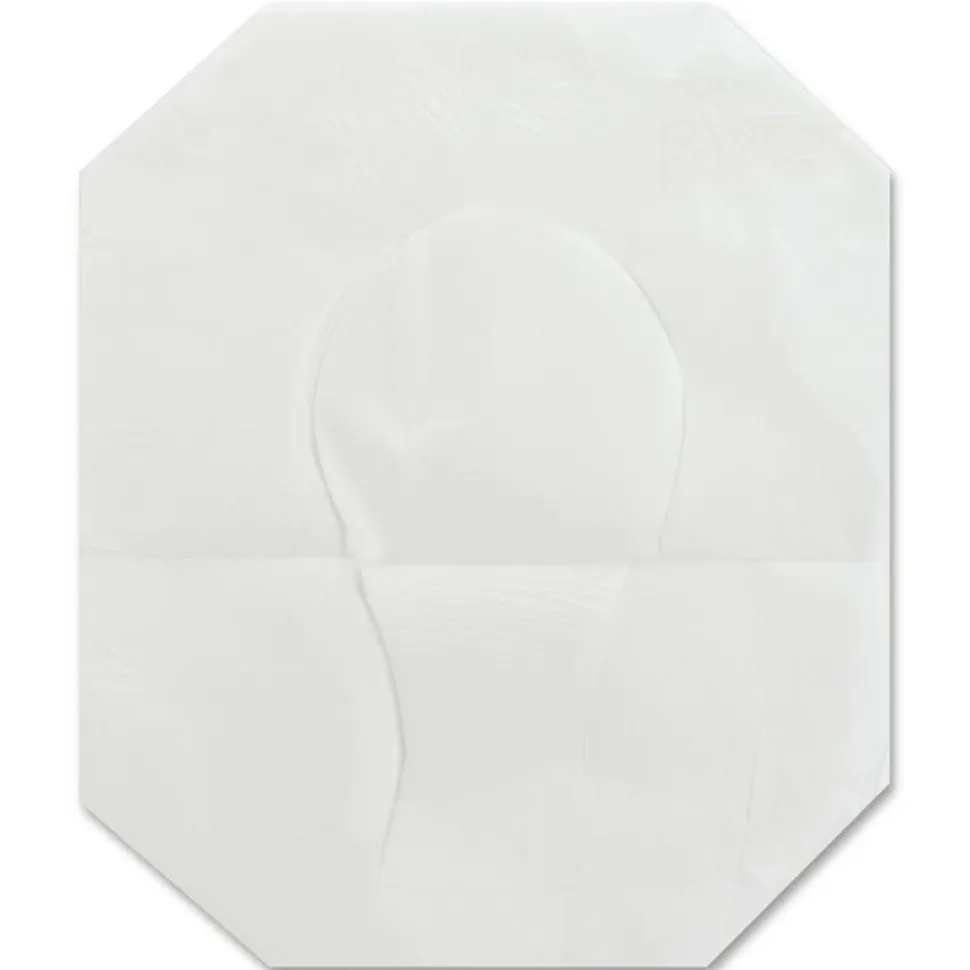 Genuine Joe Half-fold Toilet Seat Covers, White, 250 Per Pack, Carton Of 20 Packs