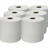 Genuine Joe Hardwound 1-Ply Paper Towels, 1000' Per Roll, Pack Of 6