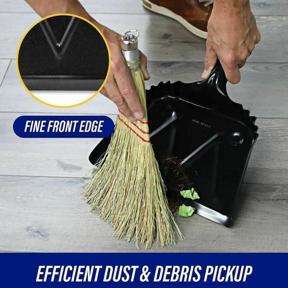 Genuine Joe Heavy-Duty Metal Dustpan