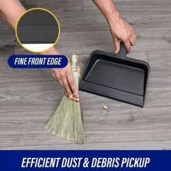 Genuine Joe Heavy-duty Plastic Dust Pan - 12
