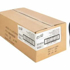 Genuine Joe Heavyweight Knife - 1 Piece(s) - Knife - 1 x Knife - Disposable - Textured - Black - 1000/Carton
