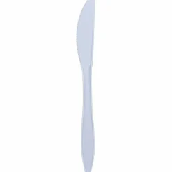 Genuine Joe Individually Wrapped Knife - 1 Piece(s) - Knife - 1 x Knife - Disposable - Polypropylene - White - 1000/Carton