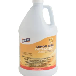 Genuine Joe Lemon Dish Detergent Gallon - Liquid - 1 gal (128 fl oz) - Lemon Scent - 4 / Carton - White