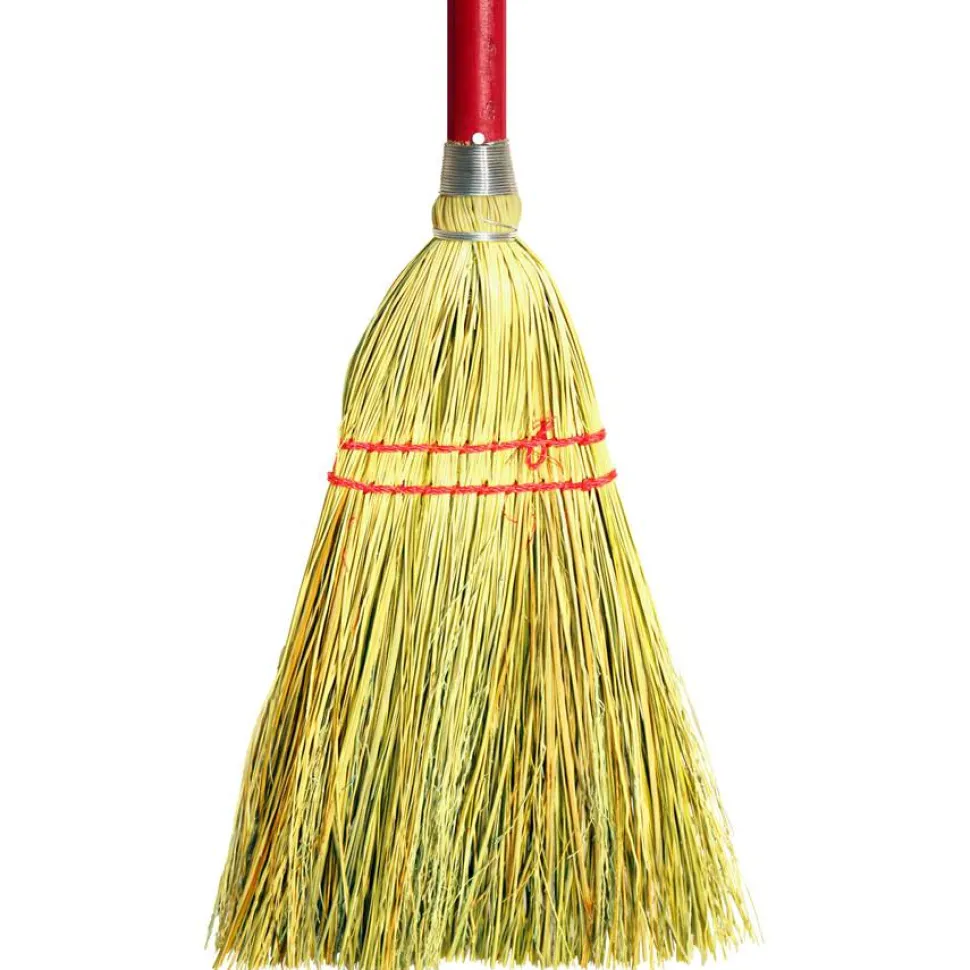 Genuine Joe Lobby Toy Broom - 34"Wood Handle - 12 / Carton
