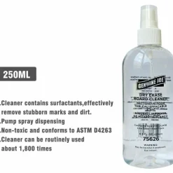 Genuine Joe Low-Odor Dry-Erase Board Cleaner, 8 Oz.