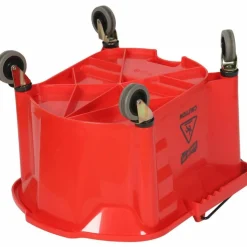 Genuine Joe Mop Bucket And Wringer Combination, 26 Quarts, Red
