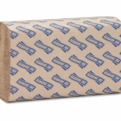 Genuine Joe Multi-Fold 1-Ply Paper Towels, Natural, Pack Of 4000 Sheets