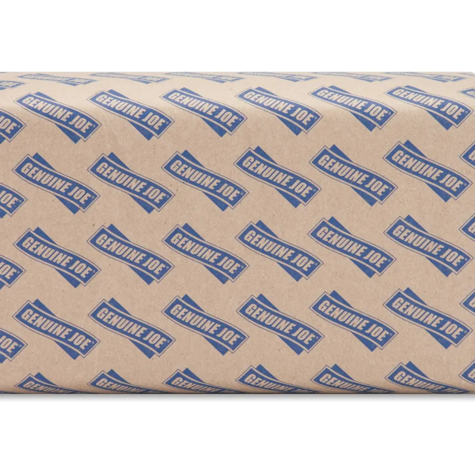 Genuine Joe Multi-Fold 1-Ply Paper Towels, Natural, Pack Of 4000 Sheets
