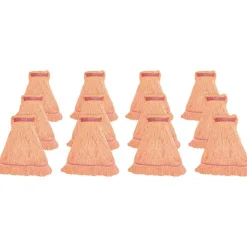 Genuine Joe Narrow Band Large Mophead - Rayon, Cotton - 12 / Carton