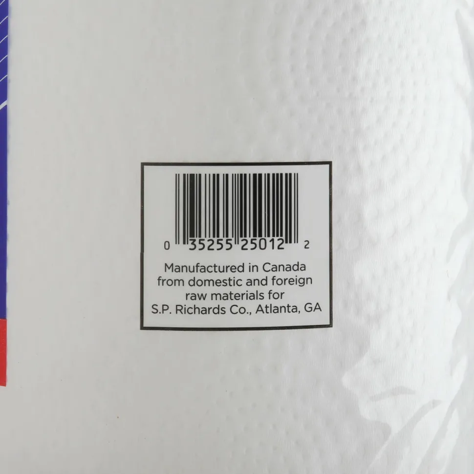 Genuine Joe Paper Towels, 2 Ply, 8" x 11", 250 Sheets/Roll, 12 Rolls