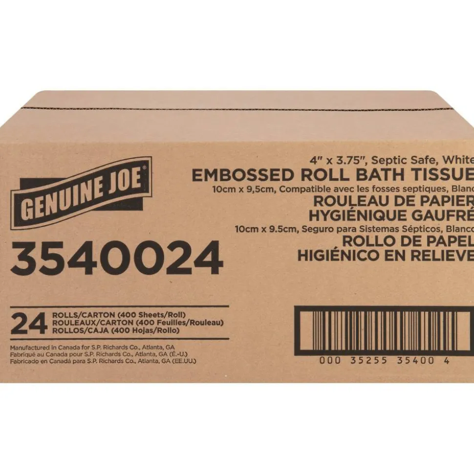 Genuine Joe 2-ply Bath Tissue Rolls