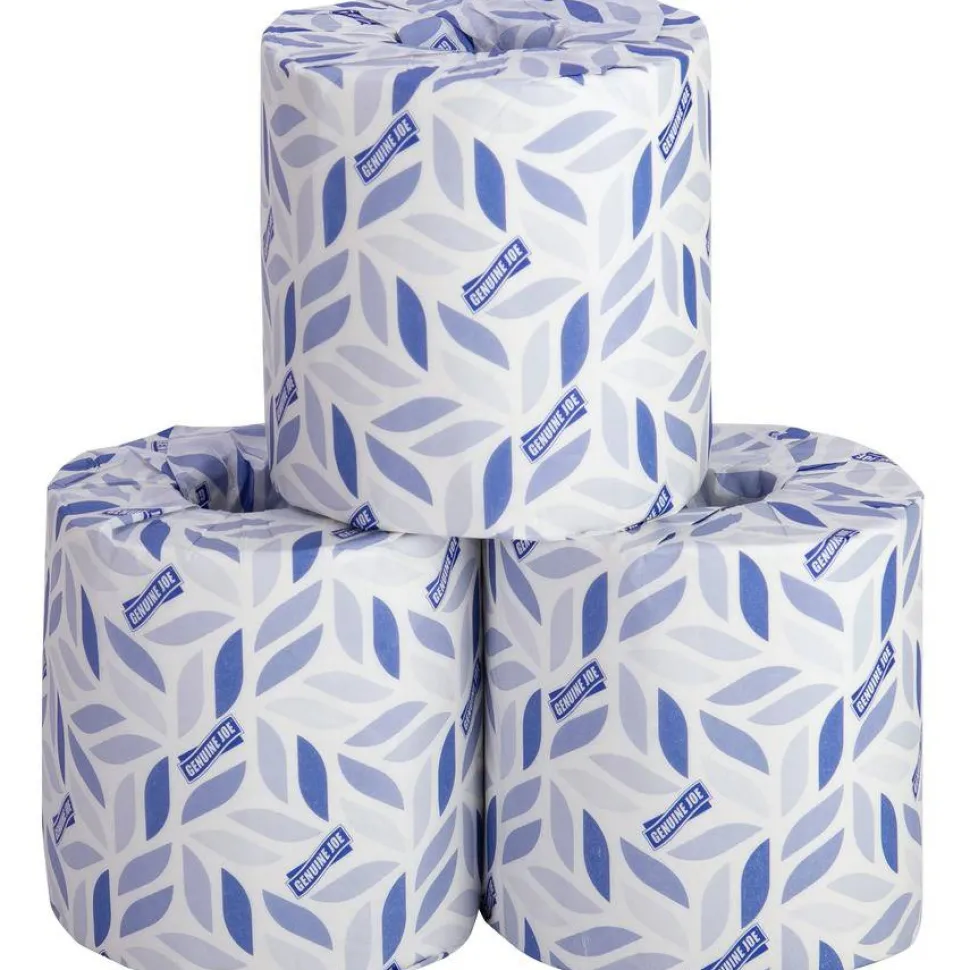 Genuine Joe 2-ply Bath Tissue Rolls