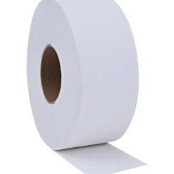Genuine Joe 2-Ply Embossed Jumbo Roll Toilet Paper, 1000 Sheets Per Roll, Pack Of 8 Rolls