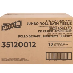 Genuine Joe 1-ply Jumbo Roll Bath Tissue