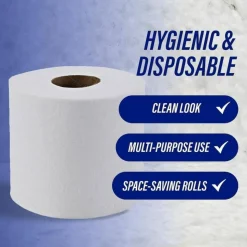 Genuine Joe 2-ply Standard Bath Tissue Rolls - 2 Ply - 4