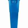 Genuine Joe Recycling Container, 30"H x 22 1/2"W x 11"D, Blue