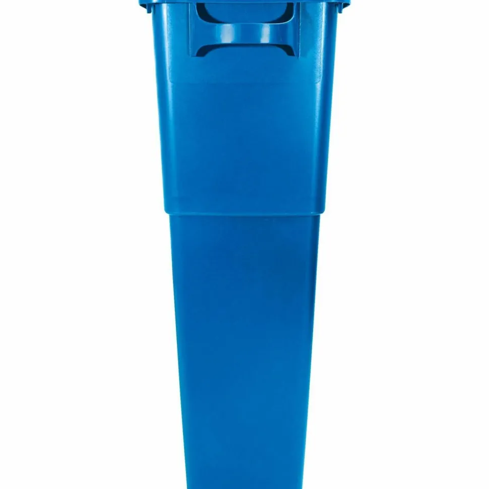 Genuine Joe Recycling Container, 30"H x 22 1/2"W x 11"D, Blue
