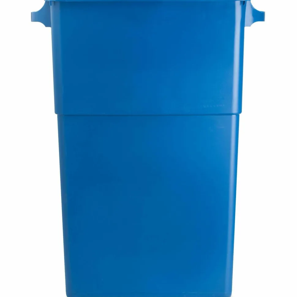 Genuine Joe Recycling Container, 30"H x 22 1/2"W x 11"D, Blue