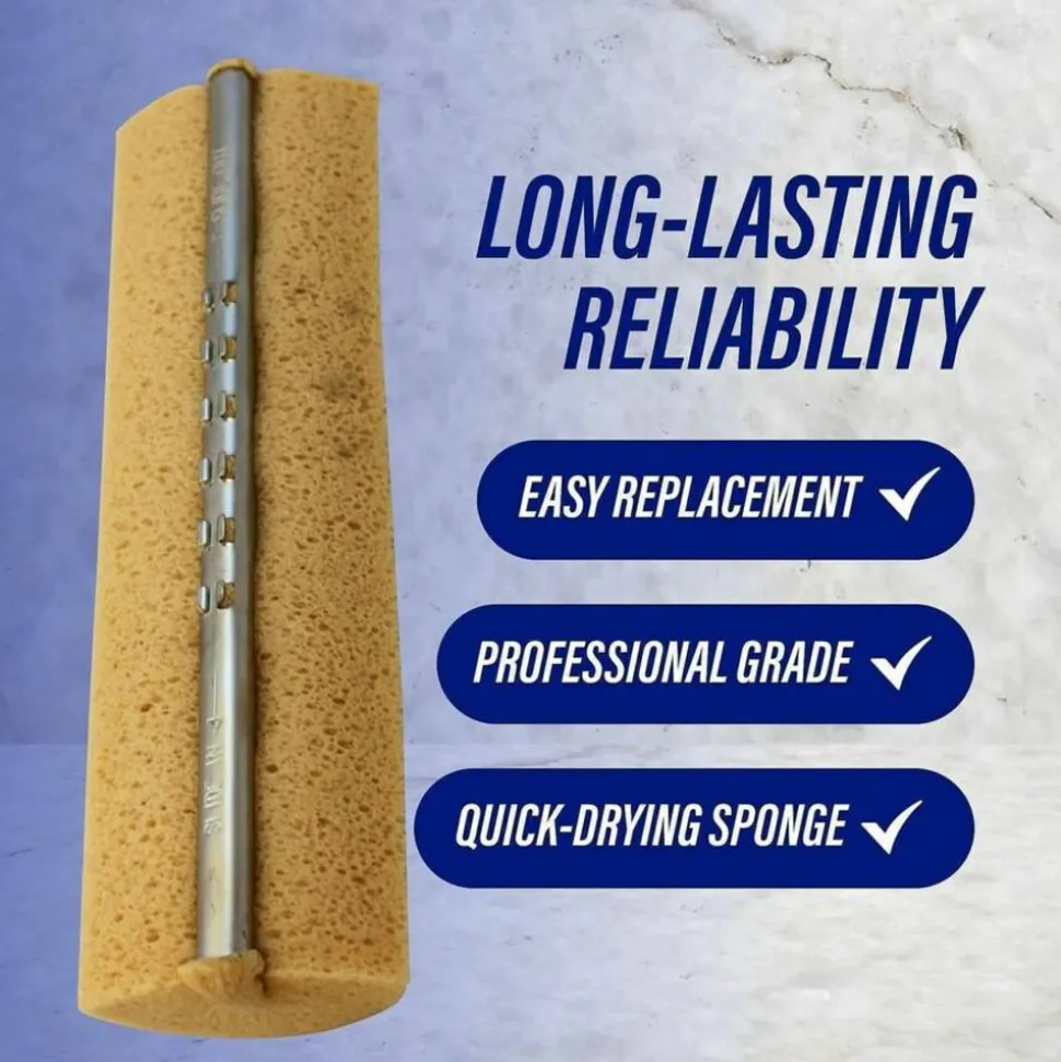 Genuine Joe Roller Sponge Mop Refill - Natural - 1Each