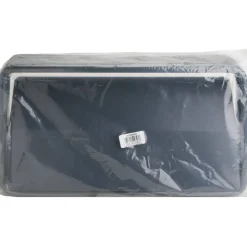 Genuine Joe Space-Saving Container Swing Lid - Rectangular - Gray - 1 Each