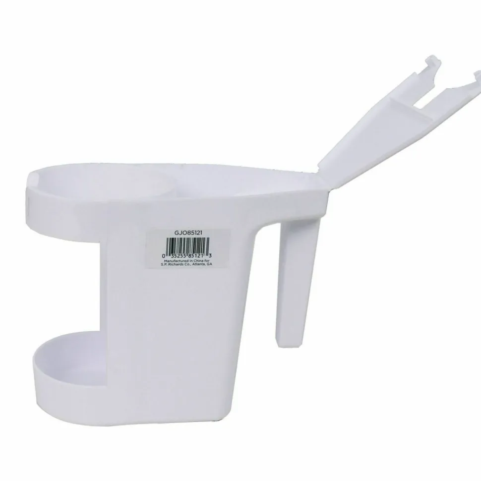 Genuine Joe Toilet Bowl Mop Caddy - 12 / Carton - White