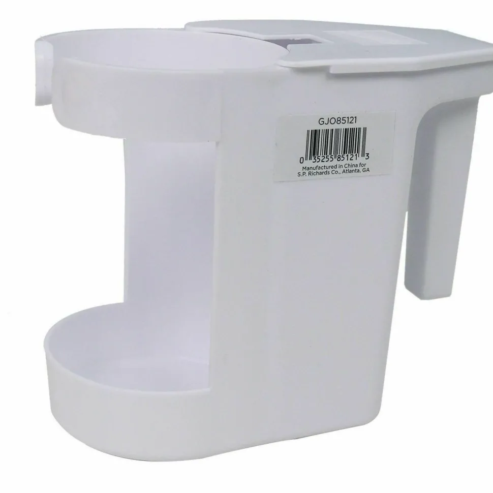 Genuine Joe Toilet Bowl Mop Caddy - 12 / Carton - White