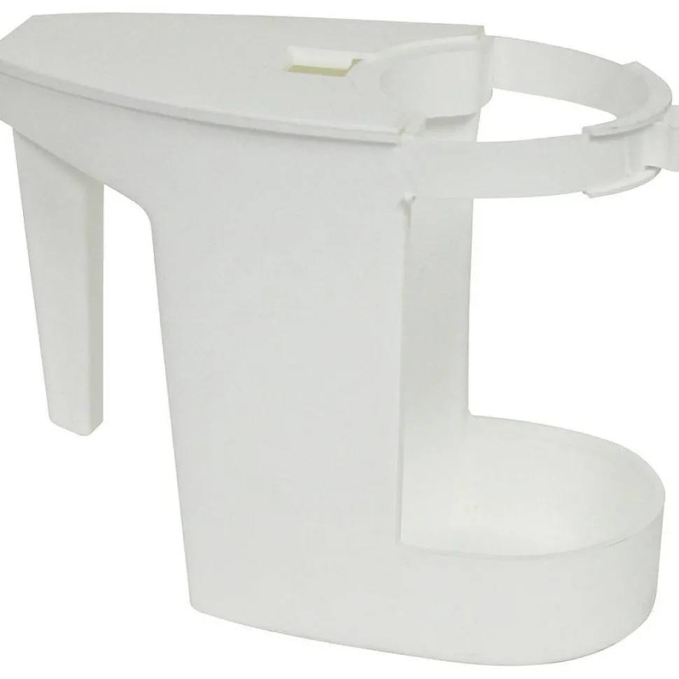 Genuine Joe Toilet Bowl Mop Caddy - 12 / Carton - White