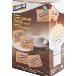 Genuine Joe Turbinado Natural Cane Sugar Packets