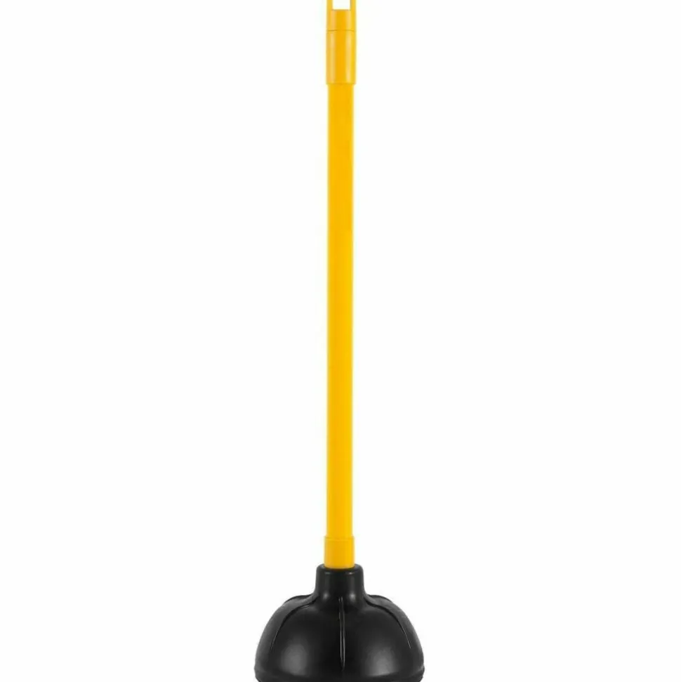 Genuine Joe Value Plus Plunger, 23" x 5 3/4", Yellow