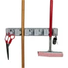 Genuine Joe Wall Rack Cleaning Organizer, Gray