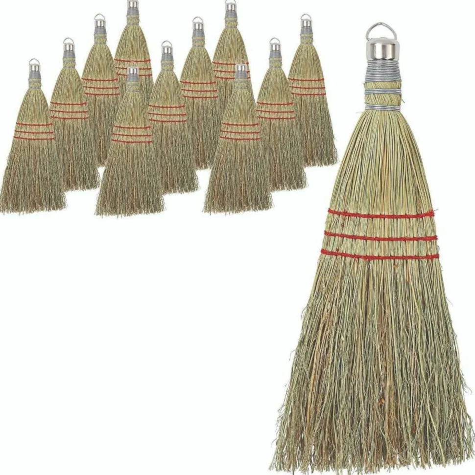 Genuine Joe Whisk Broom - Natural - 12 / Carton