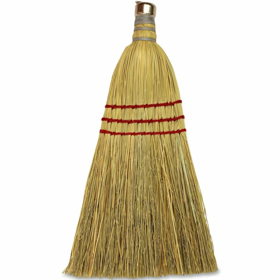 Genuine Joe Whisk Broom - Natural - 12 / Carton