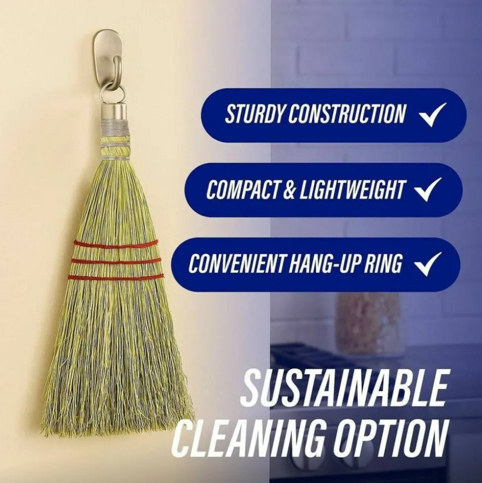 Genuine Joe Whisk Broom - Natural - 1 Each