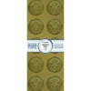 Geographics Embossed Seals, 2", Gold Excellence, Pack Of 50