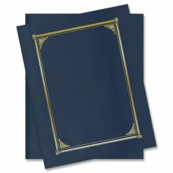 Geographics Award Certificate Gold Design Covers, Letter Size (8 1/2