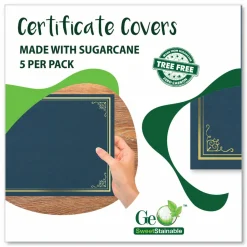 Geographics Certificate/Document Cover, 9.75' x 12.5