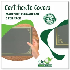 Geographics Certificate/Document Cover, 9.75