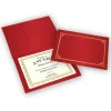 Geographics Document Covers, 9 3/4" x 12 1/2", Red, Pack Of 6