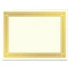 Geographics Foil Certificates, 8-1/2" x 11", Rome Gold, Pack Of 15