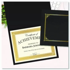 Geographics Foil Certificates, 8-1/2