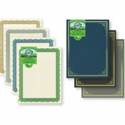 Geographics Foil Certificates, 8-1/2