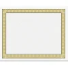 Geographics Natural Diplomat Certificates, 11" x 8-1/2", 24 Lb, Gold/White, Pack Of 50