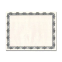 Geographics Parchment Certificates, 8 1/2