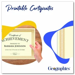 Geographics Traditional Award Certificates - 24 lb Basis Weight - 8.5