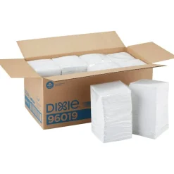 Georgia-Pacific BevNap 1-Ply Beverage Napkins, 9 1/2" x 9 1/2", White, 500 Napkins Per Pack, Carton Of 4000