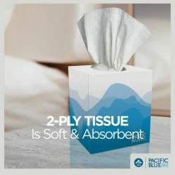 Georgia-Pacific Preference Facial Tissue, 100 Sheets Per Box