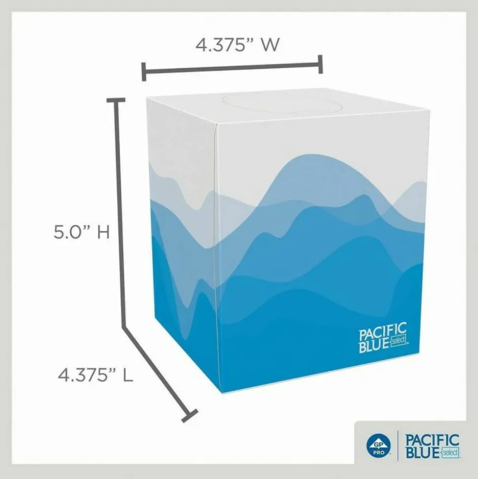 Georgia-Pacific Preference Facial Tissue, 100 Sheets Per Box