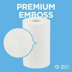Georgia Pacific Professional SofPull Hardwound Paper Towel Roll, Nonperforated, 1-Ply, 9