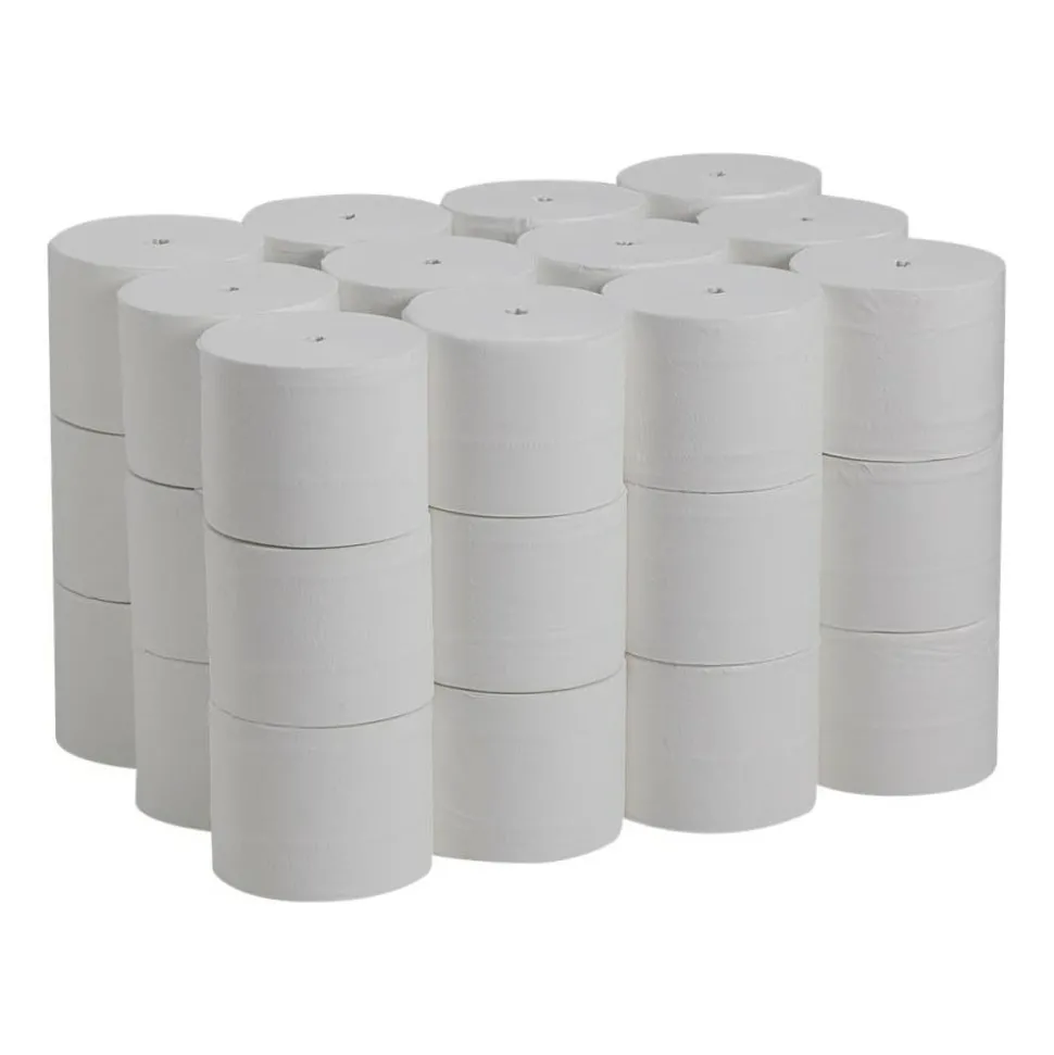 Georgia Pacific Professional Compact Coreless Bath Tissue, Septic Safe, 2-Ply, White, 750 Sheets/Roll, 36 Rolls/Carton